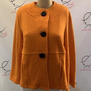 23rdst. Size S-M? Boiled Wool. Button Up. Long Sleeve Jacket/Sweater. B91.